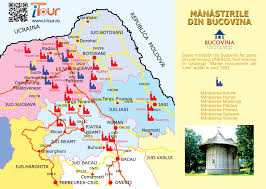 Republica moldova datorită suportului regatului norvegiei va dispune de o hartă digitală cu acoperire teritorială totală. Harta Manastirilor Din Bucovina Monasteries Of Bucovina Map Manastiri Moldova Tourist Guide