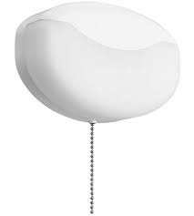 Pull chain attachment to change the speed of the ceiling fan and to switch on/ off the fan. Lithonia Lighting Fmmcl 840 S1 M4 Indoor 1 Light 7 Inch Gloss White Flush Mount Ceiling Light Pull Chain