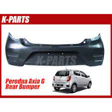 Faktor harga yg lebih murah dan save fuel dgn 1000cc amat diperlukan sgt2 dgn. Perodua Axia Rear Bumper G Spec Bumper Belakang Axia G Shopee Malaysia