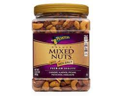 Planters Deluxe Mixed Nuts With Sea Salt In 2021 Mixed Nuts Pistachio Dog Food Recipes