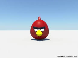 Angry Bird 3d Model Free Bird Angry Birds Billiard Balls
