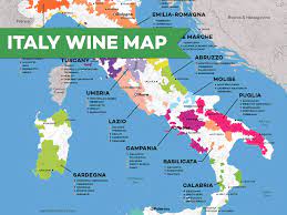 Information, number of provinces, cities and towns, official sites. Map Of Italian Wine Regions Wine Folly