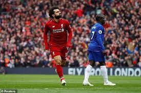 علّق الإعلامي عمرو أديب على هدف الكابتن محمد صلاح، نجم منتخب مصر ونادي ليفربول الإنجليزي، الذي أحرزه في مرمى تشيلسي، خلال المباراة التي أقيمت على ملعب أنفيلد معقل الريدز، في إطار مواجهات الجولة 34 من الدوري الإنجليزي الممتاز البريميرليج، قائلاً: Ù‡Ø¯Ù Ù…Ø­Ù…Ø¯ ØµÙ„Ø§Ø­ ÙÙ‰ ØªØ´ÙŠÙ„Ø³ÙŠ ÙŠØ¶Ø¹Ù‡ ÙÙ‰ Ø§Ù„ØµØ¯Ø§Ø±Ø© Ø³ÙˆØ¨Ø± ÙƒÙˆØ±Ø©