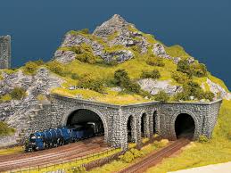 Tunnelportal zum ausdrucken / tunnelportale h0 zum ausdrucken : Tunnel Portal 2 Gleisig 23 5 X 13 Cm