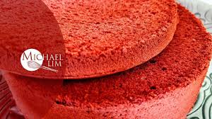How To Make Red Velvet Sponge Cake Red Velvet Sponge Cake Recipe Michael Lim Youtube Sponge Cake Recipes Cake Recipes Sponge Cake