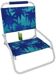 Folding beach chairs are on the top of our beach supply list for our family beach vacations. Mainstays Folding Low Profile Blue Palm Beach Chair Walmart Com Walmart Com