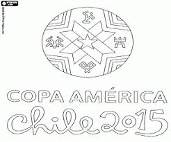 Competición basada en la copa américa chile 2015. Logo Da Copa America Chile 2015 Para Colorir E Imprimir