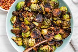Honey Balsamic Glazed Brussels Sprouts Perfect Veggie Side Recipe Side Dishes Easy Sprout Recipes Balsamic Glaze Brussel Sprouts