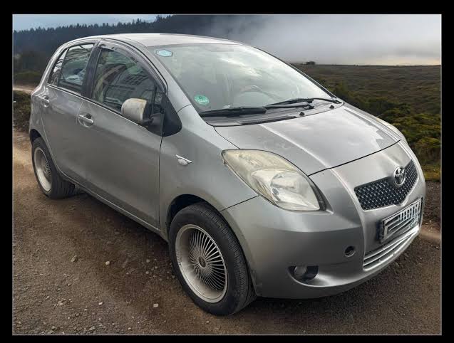 2008 Toyota Vitz XP90 in Original Metallic Silver Paint – Available via Megebeya.com, AI generated