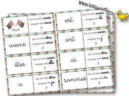 Des Jeux En Conjugaison Aliaslili Dominos Present Des Verbes Etre Et Avoir Conjugaison Jeux Ce1 Verbe Etre Et Avoir