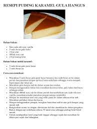 Tinta dari dapur (istimewa via penaterengganu.blogspot.com. Resepi Puding Karamel Gula Hangus