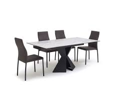 Makes a striking accent for any dining table. Kesterport Romane Stacking Dining Chair Dark Grey Set Of 2 Michael O Connor Furniture