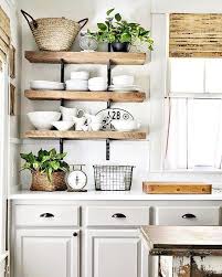 etageres ouvertes dans la cuisine 53 idees photos relooker cuisine cuisine grise et bois cuisine rustique
