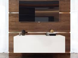 Sunon furniture sunon floating tv stand wall mounted entertainment center media console wood wall tv shelf (black) 0. 1 2m White Floating Tv Unit Buy 120cm Wall Mounted Tv Cabinet