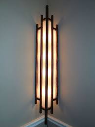 Art Deco Lamp Solid Oak Corner Lamp Is An Alternative To Floor Lamp Lighting Empire Inspired By Art De Art Deco Lamps Art Deco Lighting Art Deco Chandelier