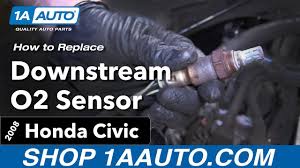 Honda oxygen sensor location bank 1 sensor 1. How To Replace Downstream O2 Sensor 05 11 Honda Civic Youtube