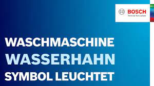 Sie sind so konstruiert, dass sie einen niedrigen wasserverbrauch und einen niedrigen stromverbrauch haben bosch waschmaschinen bieten ihnen die verschiedensten waschprogramme und funktionen, die ihnen die bedienung der. Wasserhahnsymbol Leuchtet Bei Waschmaschine So Behebst Du Das Problem Bosch Waschmaschinen Hilfe Youtube