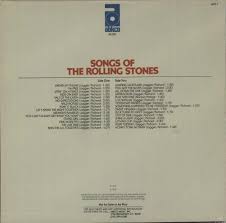 Rolling Stones Songs Of The Rolling Stones 2nd Ex Us Promo Vinyl Lp Album Lp Record 546165