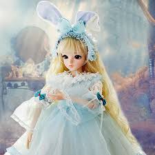 bjd doll with cute rabbit ear design