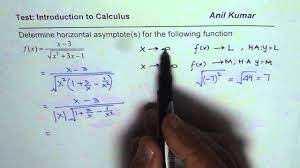 To find the vertical asymptote(s) of a rational function, simply set the denominator equal to 0 and solve for x. Determine Horizontal Asymptotes For The Radical Function Youtube