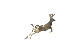 Download Geometric Deer Logo Vector Design Graphic By Vectoryzen Creative Fabrica SVG Cut Files