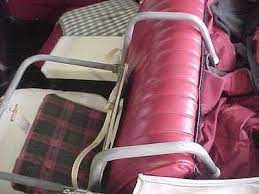 Vintage Child Booster Antique Car Seat Vinyl Plaid It Hooks Over The Seat And Was Orignally For A Toddler Or You Baby Car Seats Mid Century Baby Child Car Seat