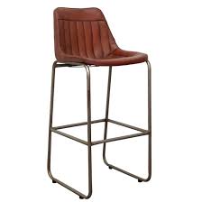 Cowhide Black Or Brown Leather Bar Chairs Industrial Vintage Uk Us Vintage Bar Stools Retro Bar Stools Bar Chairs