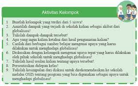 Upaya menghadapi globalisasi untuk memperkokoh kehidupan bangsa. Mengerjakan Pr Dampak Globalisasi Di Sekolah