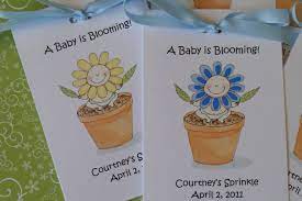Custom Flower Face Baby Shower Flower Seeds Packets Party Etsy Baby Shower Flowers Flower Seeds Packets Flower Seeds