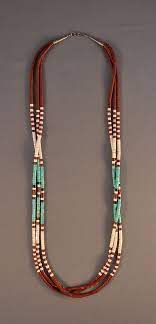 Vintage Santo Domingo 3 Strand Necklace Turquoise Pipestone Shell Jet 30 5 Beaded Necklace Beaded Jewelry Beaded Necklace Diy