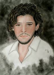 Portrait of Actor Kit Harington