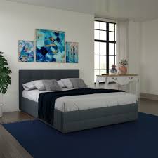 Upholstered bed with deep tufting with storage rails and footboard queen. Queen Size Upholstered Beds You Ll Love In 2021 Wayfair