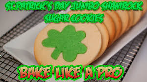 Au pair st patrick's day cookies fun cookies holiday cookies decorated cookies memorial day st patricks day cakes bento luck of the irish. Easy Jumbo Shamrock Sugar Cookies Recipe St Patrick S Day Youtube