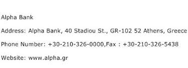 Preserves users states across page requests. Alpha Bank Address Contact Number Of Alpha Bank
