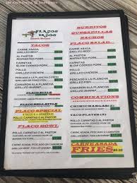 In a medium bowl, combine mayonnaise with crema, chipotle, paprika, and 1 tablespoon lime juice. Online Menu Of Flacos House Restaurant Pooler Georgia 31322 Zmenu