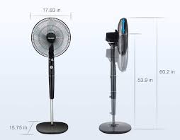 Atomberg studio with bldc technology. Pelonis Fan Quiet Dc Motor Oscillating Standing Pedestal Fan With Powerful 26 Speed 5 Silent Modes 12h On Off Timer Adjustable Heigh Pedestal Fan Stand Fan Fan