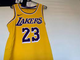 Jersey was worn once, washed twice. Nba 2k May Have Leaked Change To Lakers Jerseys Lakers Outsiders