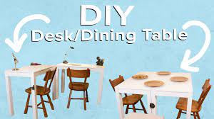 Like you'll put it up against a wall and stare at a wall? Convertible Desk Dining Table Youtube