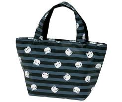 Mziart reusable lunch bag, foldable canvas lunch tote travel bag lunch box holder bento cooler bag… $7.89 in stock. Insulated Bento Lunch Bag Panda Black