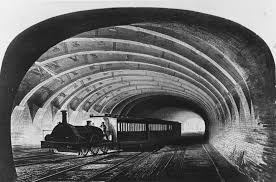 Circa 1863 The First Metropolitan Train On The Underground Line Passing Through Praed Street London London Underground Metropolitan Line London History