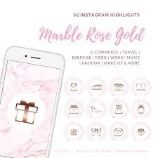 Maybe you would like to learn more about one of these? 62 Marble Rose Gold Instagram Highlight Icons Instagram Etsy