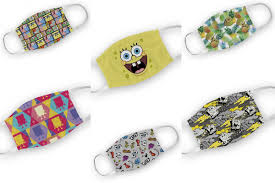 Ingat pesan ibu, lakukan 3m (wajib memakai masker, wajib mencuci tangan, wajib menjaga jarak hindari. Penuh Warna Nickelodeon Rilis Masker Kain Bermotif Spongebob Squarepants