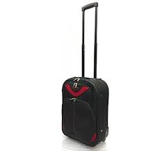 This is your luggage which you are allowed to take with you onboard during your flight, at no extra cost. 18 Super Lightweight Hand Luggage Carry On Cabin Approved Suitcases Travel Bags With 2 Wheels For Ryanair Easyjet Ba Monarch Thomas Cook Thompson Many More 18 Carry On Black Blue 1128 Atx Luggage