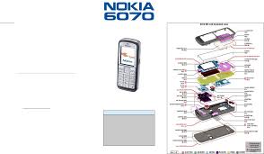 Nokia 6070 Rm 166,rm 167 Service Schematics