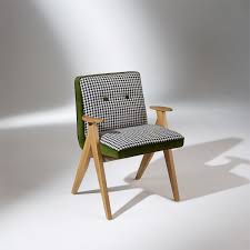 Das top bietet on fauteuils. Fauteuil Pied De Poule Billy Velours