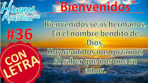 Soy una apasionada del buen diseño, de la buena comida y de las buenas compañías. Himnos Apostolicos 36 Bienvenidos Letra Bienvenidos Seais Hermanos En El Nombre De Dios Youtube