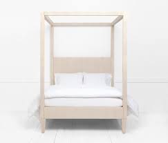 Folding freestand bed canopy mosquito net tent screen for king queen bed 1.8×2m. Sorin King Canopy Bed In White Faux Shagreen Fine Line Furniture Accessories