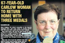 AGE IS NO BARRIER AS 67-YEAR-OLD MARY CLAIMS THREE OLYMPIC MEDALS