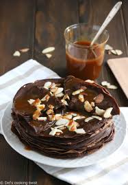 Crepes Vegan Tout Chocolat Sauce Caramel Del S Cooking Twist Recipe Vegan Chocolate Crepes Chocolate Crepes Chocolate Crepes Recipe