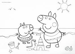 Disegni Da Colorare Per Bambini Peppa Pig